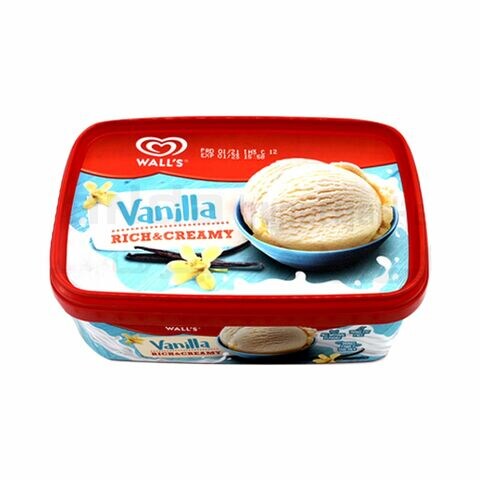 Buy Walls Vanilla Ice Cream 1L in UAE