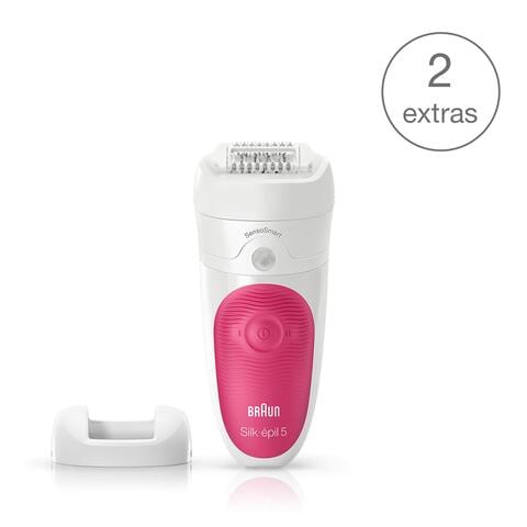 Braun Silk- épil 5 Epilator For Women, White Pink - SE5280, Best price in  Egypt