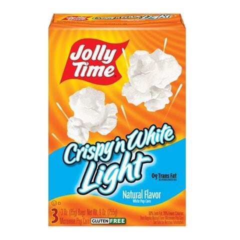 Jolly Time Crispy N White Light Popcorn 255g