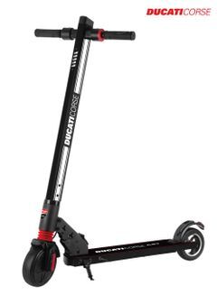 Air Black, Lightest And Foldable E-Scooter, Quick Charge in 5Hrs, Speed With 20Km/hr & Range up to 15 Km, 6 inch Solid Tires Dual Brakes, Front Suspension-For kids And Teens