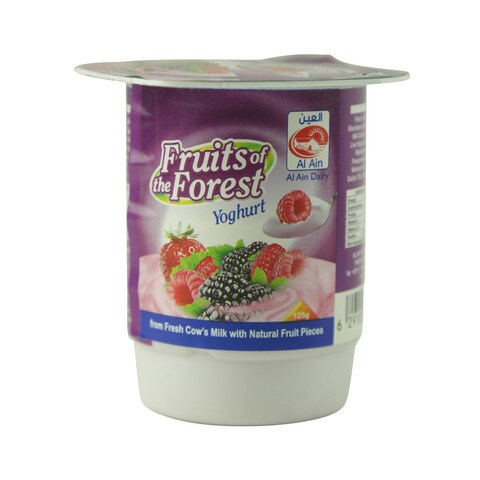 Al Ain Fruits Of The Forest Yoghurt 125g