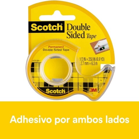 Buy Scotch Double Sided Tape 136 Clear 0 5x250inch Online Shop Stationery School Supplies On Carrefour Uae