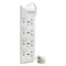 Philips 4-Way Universal Outlets Extension Socket White 2m