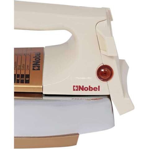 Nobel Heavy Duty Dry Iron, Cord Type, Cloth Sleeve 1200W, Non-Stick Plate NDI707