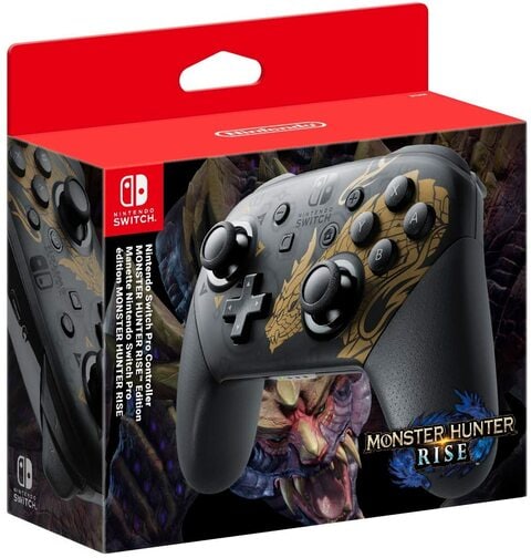 Switch Pro Controller Monster Hunter Rise Edition