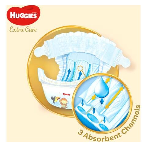 Huggies Extra Care Size 4 8 -14 kg Jumbo Pack 68 Diapers