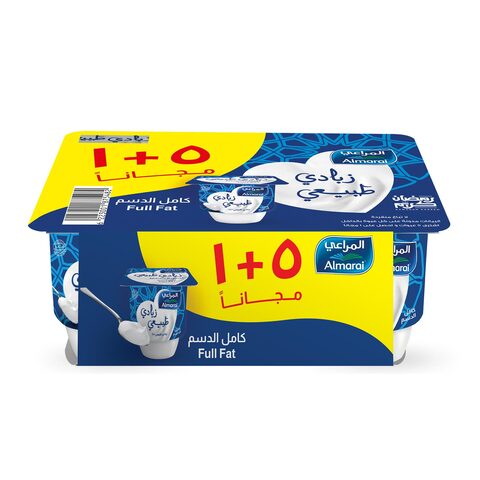 اشتري المراعي زبادي طبيعي - 105 جرام - 6 علب في مصر