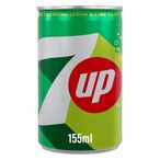 Buy 7UP Carbonated Soft Drink Can 155ml in UAE