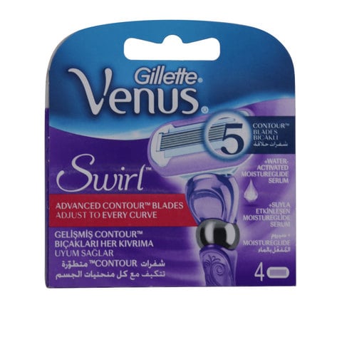 Gillette venus swirl flexiball women&#39;s refills 4 count