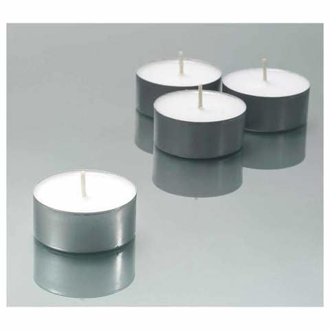 Home Tealight Candles White 100 PCS