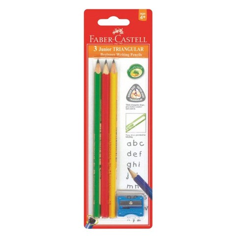 FABER CASTELL CARDED JNR PENCILS