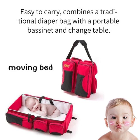 Baby moving shop bed diaper bag