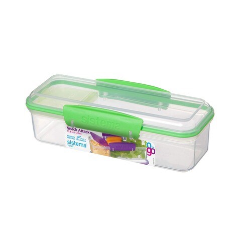 Sistema Snack Attack To Go Food Container 410ml Green Online ...