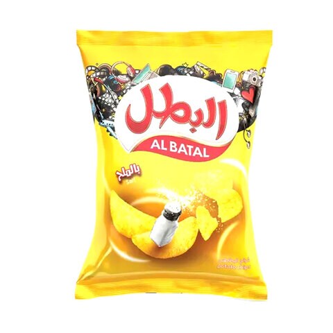 Buy Al Batal Potato Chips Salt Flavor 110gr Online | Carrefour Qatar