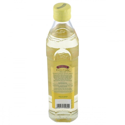 Borges Extra Light Olive Oil Bottle 500 ml
