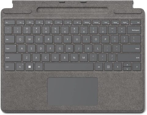 Microsoft Surface Pro Signature Keyboard With Slim Pen For Surface Pro X &amp; Surface Pro 8 Platinum