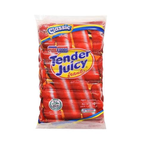 Purefoods Tender Juicy Classic Hot Dog 1Kg