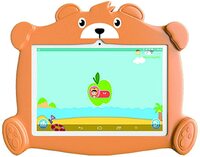 Vikusha Kids Tablet M10, Tablet 10 inch, Dual Sim, Android 8.1, 16GB, 1GB Ram, IPS Display, Zoom App, free Silicone Stand Case (Gold)