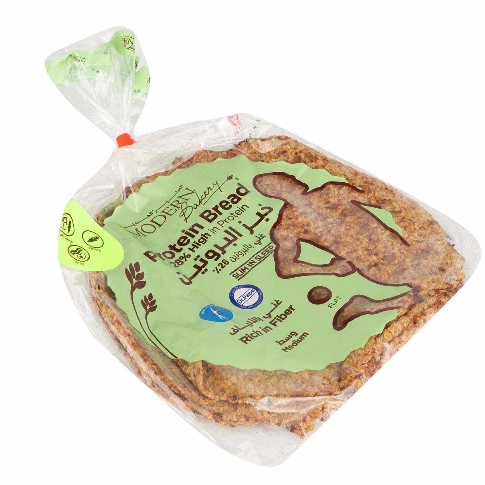 Buy Modern Bakery Flat Arabic Protein Bread 225g Online Shop Bakery On Carrefour Uae