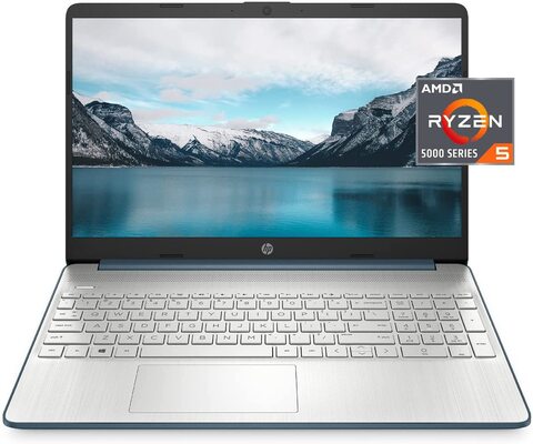 HP Ryzen 15.6&quot; FHD Micro-Edge Laptop, AMD Ryzen 5 5500U 6-Core, 16GB RAM, 1TB PCIe SSD, AMD Radeon Graphics, Wi-Fi, HDMI, Fast Charge, Windows 11