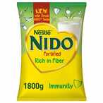 Buy Nestle Nido Fortified Milk Powder Rich In Fiber Pouch 1800g in UAE