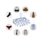 Aiwanto 32 Clips Drying Rack Clothes Drying Hanger Foldable Clip and Drip Hanger Clothes Hanger  (Blue)