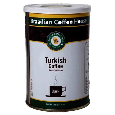 قهوة برازيلي تركية داكنة مع هيل 125 غرام