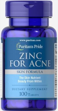 Puritan&#39;s Pride Zinc For Acne Mineral Supplement - 100&#39;s