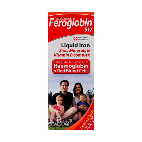 Buy Vitabiotics Feroglobin Syrup 0 Ml Online Shop Health Fitness On Carrefour Uae