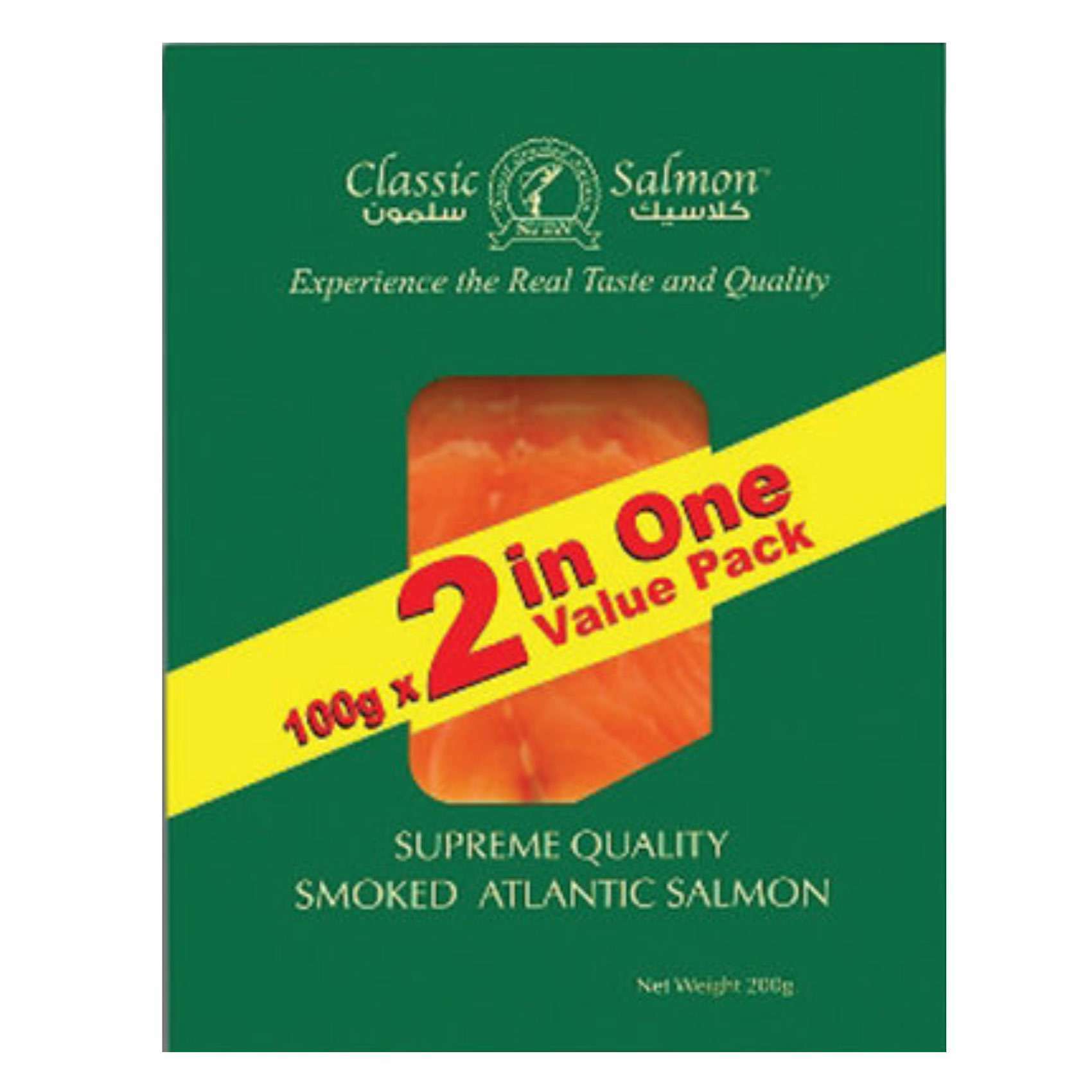 Buy Caviar Classic Smoked Salmon 100g x Pack of 2 Online Shop Fresh