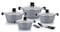 Winsor - 10Pc Cookware Set Cast Aluminium Granite And Non-Stick Cookware