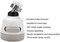 Doreen Kitchen Tap Head, 360&deg; Rotatable Water Spray ABS Sink Faucet Spray Head Tap