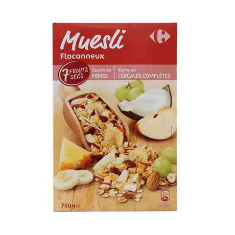 Carrefour Muesli 7 Fruits Cereal 750g