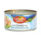 Buy California Garden Light Chunks Tuna In Water And Salt 185g in UAE