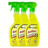Carrefour Anti-Bacterial Kitchen Cleaner Pink 500ml Pack of 3 Assorted