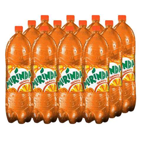 Buy Mirinda Orange, Carbonated Soft Drink, Plastic Bottle, 1L x 12 in Saudi Arabia