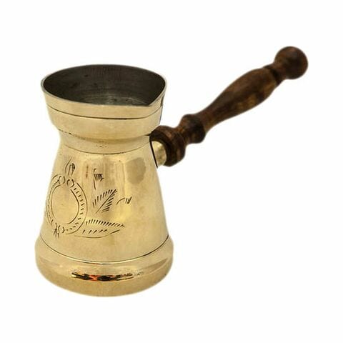 Raj Brass Turkish Coffee Pot Gold 8cm