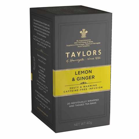 Taylors Lemon &amp; Ginger 20 Tea Bags