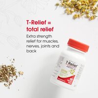 Medinatura T-Relief Extra Strength Pain Relief Arnica +12 Fast-Acting Natural Relieving Actives Help Reduce Back Pain, Joint Soreness, Muscle Aches &amp; Stiffness, Gluten-Free, 100 Tablets