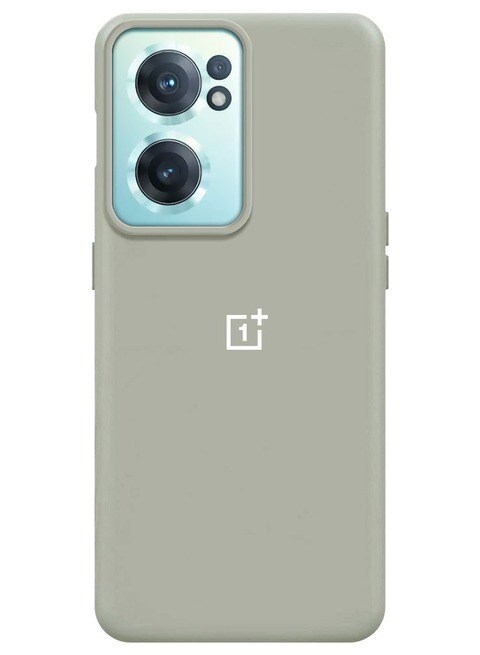OnePlus Nord CE 2 Silicone Liquid Case Soft Ultra Slim Shockproof Full Body Protection Cover 6.43inch Grey