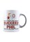 muGGyz If I&#39;m Not Fishing I&#39;m Thinking About It Printed Coffee Mug White/Black/Blue 8x9.5x8centimeter