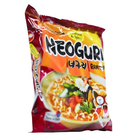 Nongshim Neoguri Seafood And Spicy Ramyun Noodles 120g