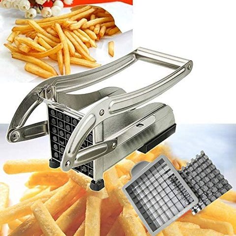 Buy Electric Potato Cutter - Automatic French Fries Cutter Slicer Stainless  Steel Potatoes Cucumbers Carrots Cutting Machine Fries Chips Maker with 3  Sizes Blade Mould Online at desertcartUAE