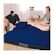 Intex Classic Downy Airbed With Hand Pump And Pillow Blue Queen Pack of 4