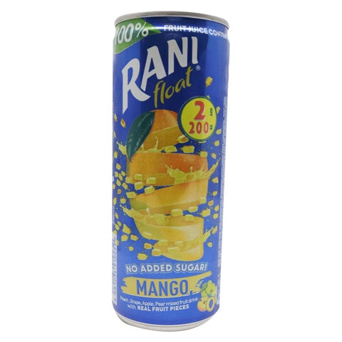 Rani Float Mango Can No Added Sugar 100% Fruit Juice 240ml