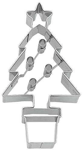 Generic Stainless Steel Christmas Tree Cookie Cutter