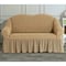 Fabienne Turkish Stretchable Jacquard Sofa Cover Two Seater Light Beige Free Size