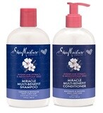 Buy Shea Moisture Sugarcane Extract  Meadowfom Seed Mircle Shampoo  Conditioner 13 oz / 384ml Set in UAE
