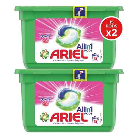 Ariel All in 1 Pods Touch of Lenor, 40 washes x 2