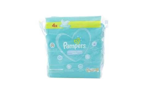 PAMPERS BABY WIPES COMPLETE CLEAN 4X64